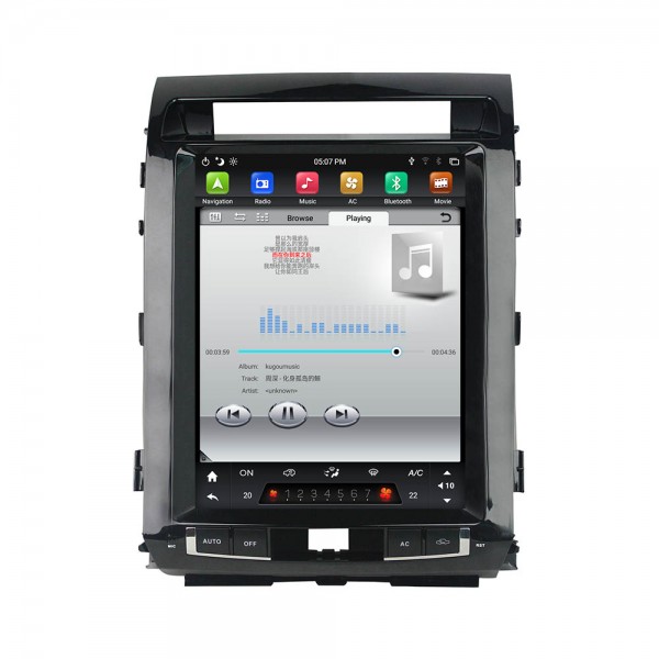 Land Cruiser 200 2008 - 2015 Tesla 12.8 Inch Android Satnav Radio Car Audio Sound System