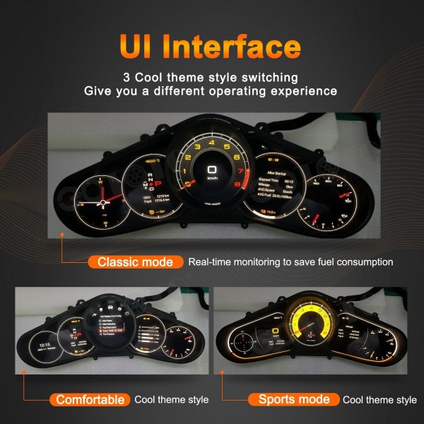 PORSCHE CAYENNE 2010 - 2016 DIGITAL INSTRUMENT CLUSTER 