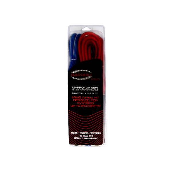 Radiant RD- 4 Gauge Full Wiring Kit