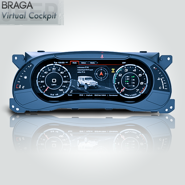 Jeep Wrangler JK Rubicon 2011 - 2018 Virtual Cockp...