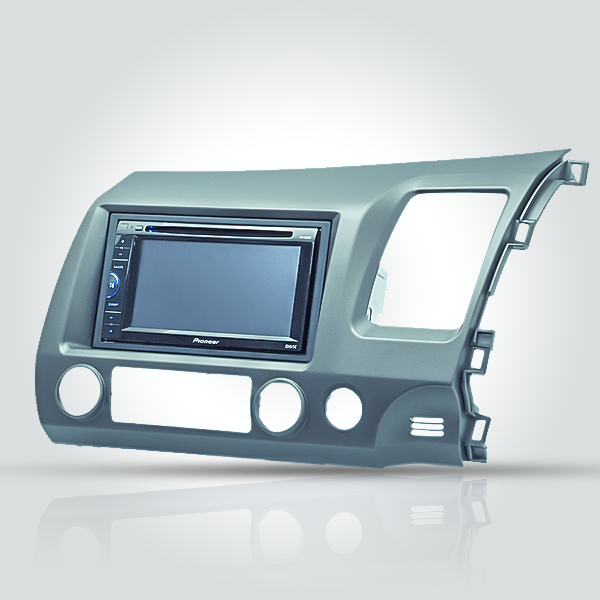 Honda Civic Sedan 2007-2011 double din fascia trim plate