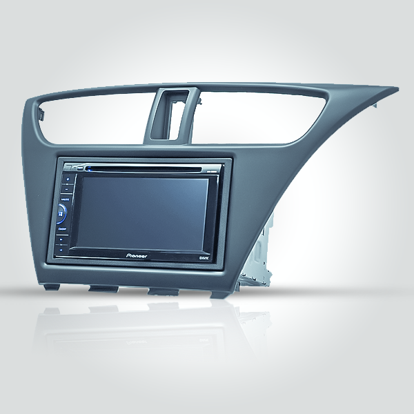 Honda Civic 2012 - 2015 Hatch Back 2 din double din fascia trim plate - Size 183*102