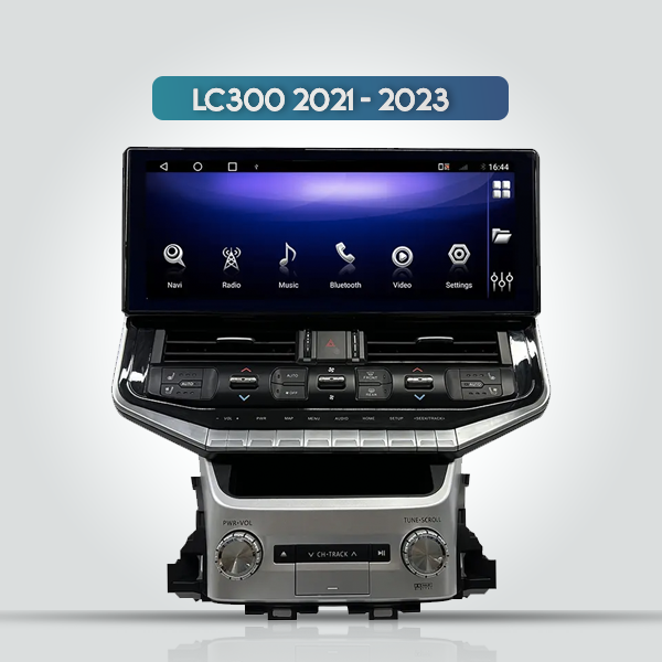 TOYOTA LAND CRUISER 200/300 2016 - 2023 12.3 INCH ANDROID APPLE CARPLAY CAR STEREO NAVIGATION IN-DASH HEAD UNIT - ULTRA PREMIUM SERIES