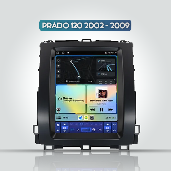 TOYOTA PRADO 120 2002 - 2009 9.7 INCH APPLE CARPLAY CAR STEREO NAVIGATION IN-DASH HEAD UNIT - ULTRA PREMIUM SERIES 