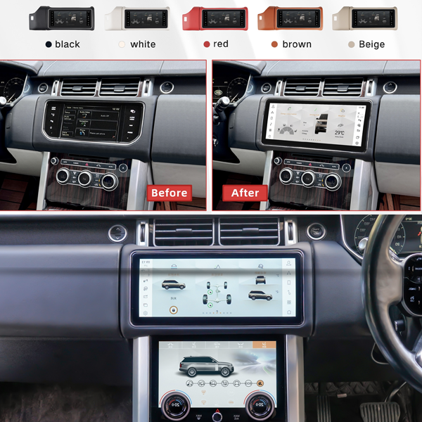 RANGE ROVER VOGUE 2013 - 2017 12.3 INCH APPLE CARPLAY CAR RADIO HEAD UNIT - ULTRA PREMIUM SERIES
