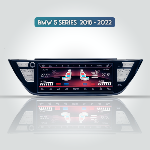 BMW 5 Series 2018 - 2022 8.8 Inch Digital Ac Climate Control Panel with voice control