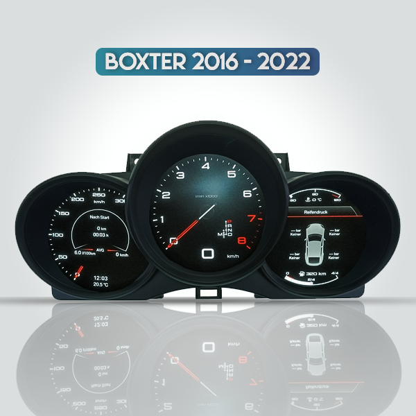 PORSCHE BOXTER 2016 - 2022 DIGITAL INSTRUMENTAL CL...