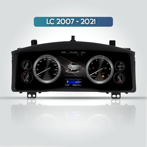 Toyota Land Cruiser 2007 - 2021 12.3 Inch Digital Instrumental Cluser Virtual Cockpit