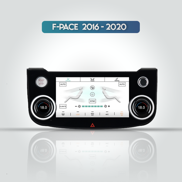 Jaguar F-Pace 2016 - 2020 7 Inch Digital AC Climate Control Panel 