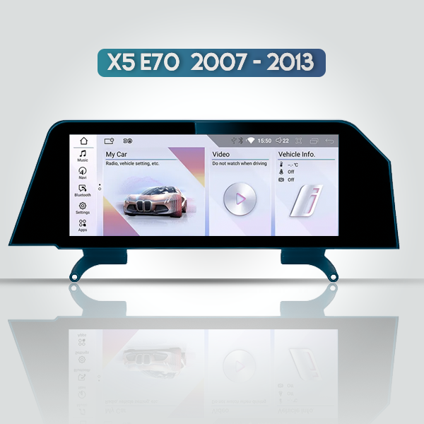 BMW X5 SERIES BLADE E70 / X6 SERIES E71 2011-2013 APPLE CARPLAY ANDROID CAR STEREO NAVIGATION IN-DASH HEAD UNIT - ULTRA-PREMIUM SERIES