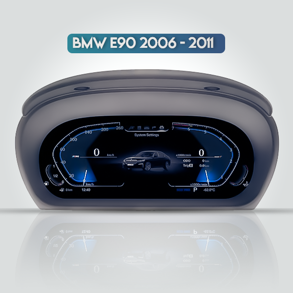 BMW 3 Series E90 2006 - 2011Digital Instrumental Cluster Virtual Cockpit