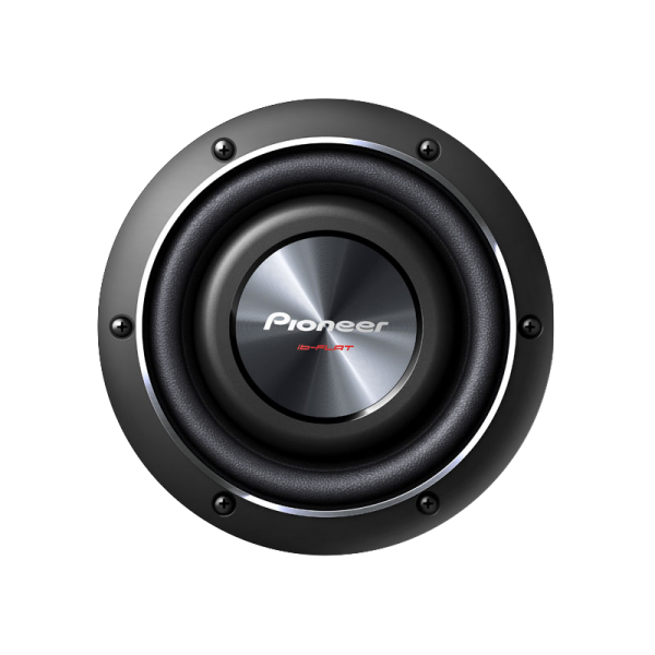 Pioneer 8" Shallow-Mount Subwoofer with 600 W...