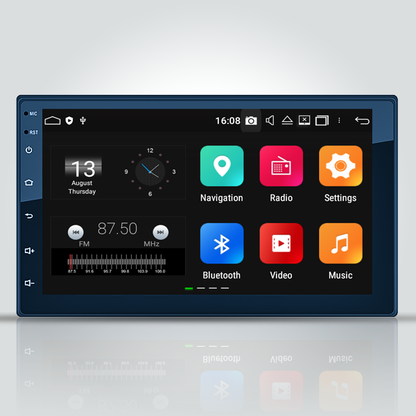 UNIVERSAL DOUBLE DIN 7 INCH ANDROID CAR STEREO NAV...
