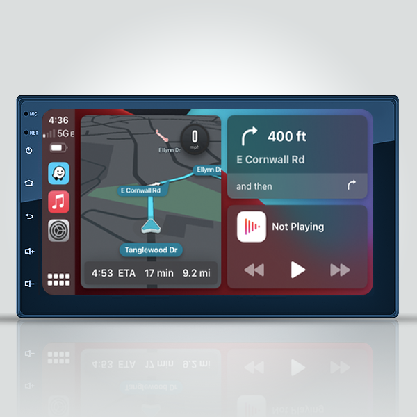 UNIVERSAL DOUBLE DIN 7 INCH ANDROID CAR STEREO NAVIGATION IN-DASH HEAD UNIT - PREMIUM SERIES